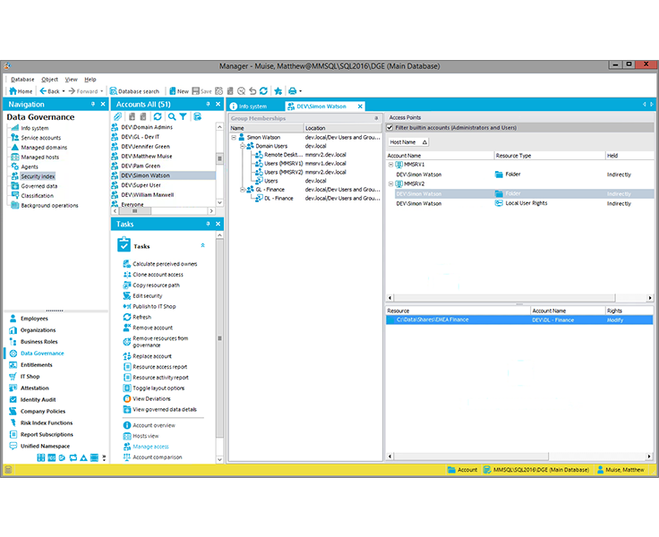 identity-manager-data-governance-dbms-tools