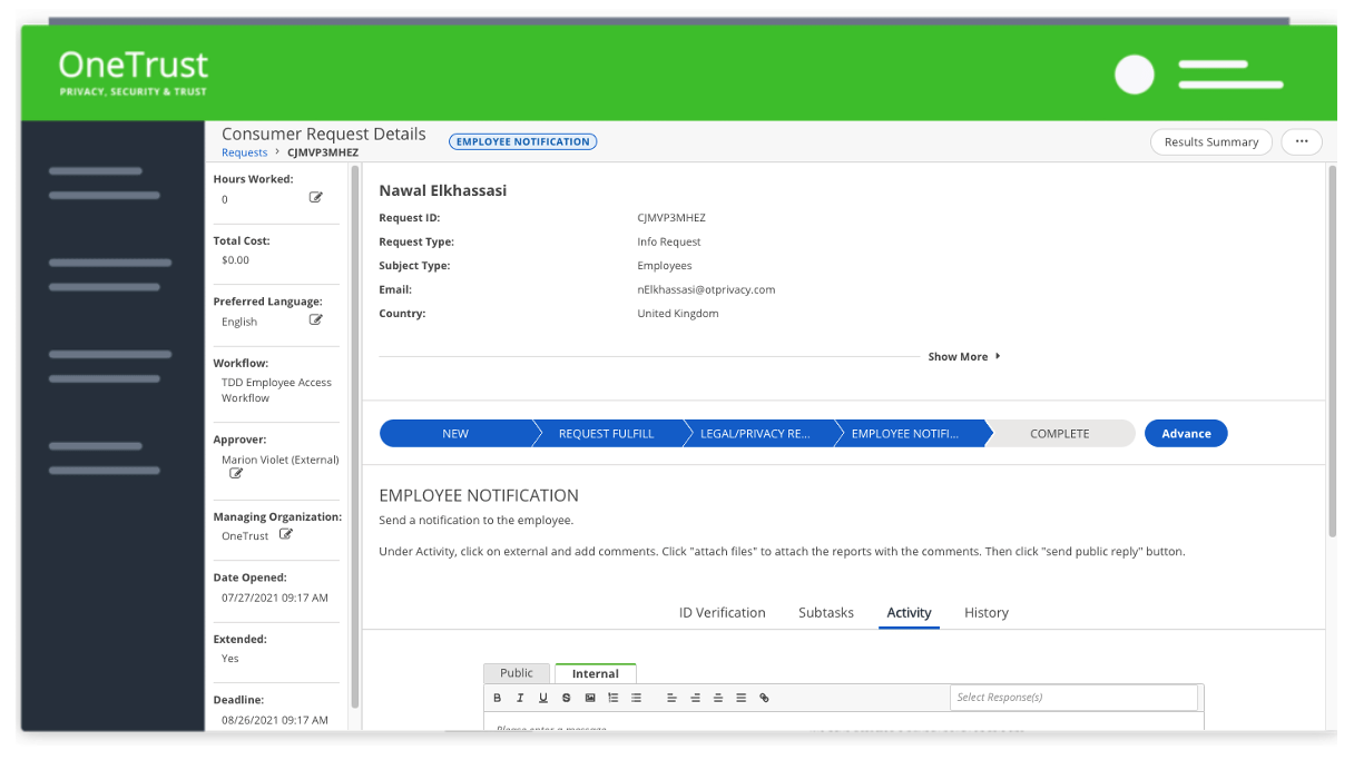 OneTrust - DBMS Tools